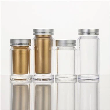 ライナー付きPSプラスチックサプリメントボトル